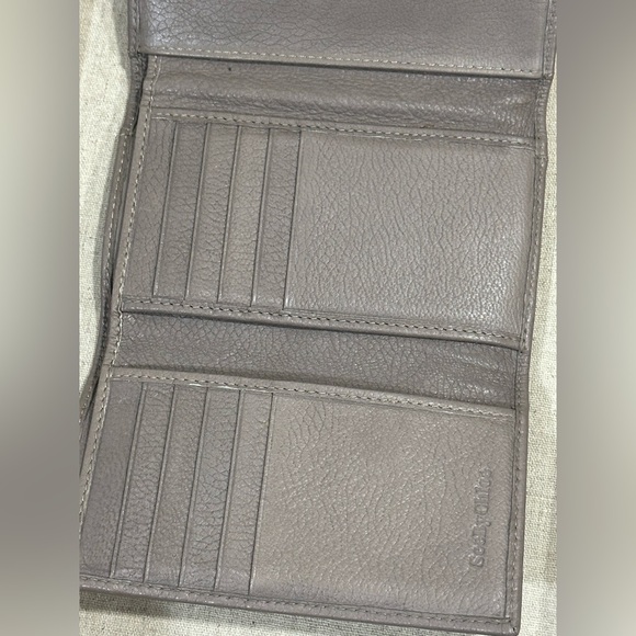 See by Chloé Leather Wallet in Motty Gray - Picture 6 of 7